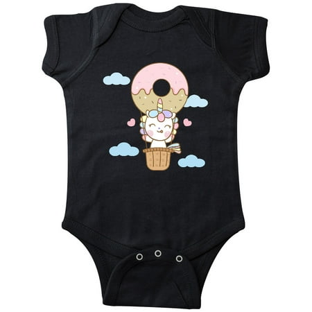 

Inktastic Unicorn Donut Balloon Gift Baby Boy or Baby Girl Bodysuit