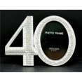 thumbnail image 1 of ACE AC-X9715 Rhinestone Bead Encrusted 40th Anniversary 2' X 3' Photo Frame, 1 of 1