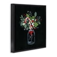 thumbnail image 3 of Stupell Industries French Country Joy Candy Cane Jar Black Floating Frame Canvas Art, 18 x 18, by Janet Tava, 3 of 8