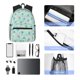 thumbnail image 4 of Disketp Sea Turtle Mochila Ligera Clásica con Múltiples Bolsillos, Mochila Casual para Hombre y Mujer, Ideal para Escuela, Trabajo y Viajes, 4 of 6