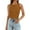 Brown, variant on SHenli Womens Crochet Tank Tops Short Sleeve Short Sleeve Shirts Linen Cotton Basic Tees
