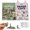 Cat & Dinasour, variant on Lysliv DIY Paper Cats - 50 Sheets DIY Origami Paper to Fold Cute Cat Figures, Fun Craft Activity for Adults & Kids, Desk Decoration & Gift for Cat Lovers (3p'c's, 50pcs)