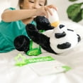 thumbnail image 3 of Melissa & Doug 11-Inch Baby Panda Plush Stuffed Animal with Pacifier, Diaper, Baby Bottle, 3 of 10
