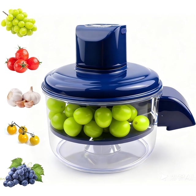Automatic Grape Peeling Machine, Electric Peeler Skin Remover for Small Fruits,Wireless Operation, Easy to Clean for Home Kitchen, Grape Garlic Cherry Tomato Peeler