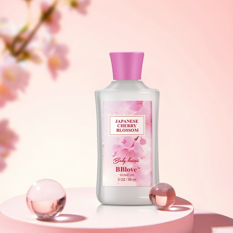 BBLove Bath and Body Care Set with Japanese Cherry Blossom Scent