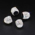 thumbnail image 3 of Valve Stem Caps, 4 Pack Handmade Rhinestone Tire Valve Caps Crystal Universal Tire Caps for Car Wheels - Silver, 3 of 5