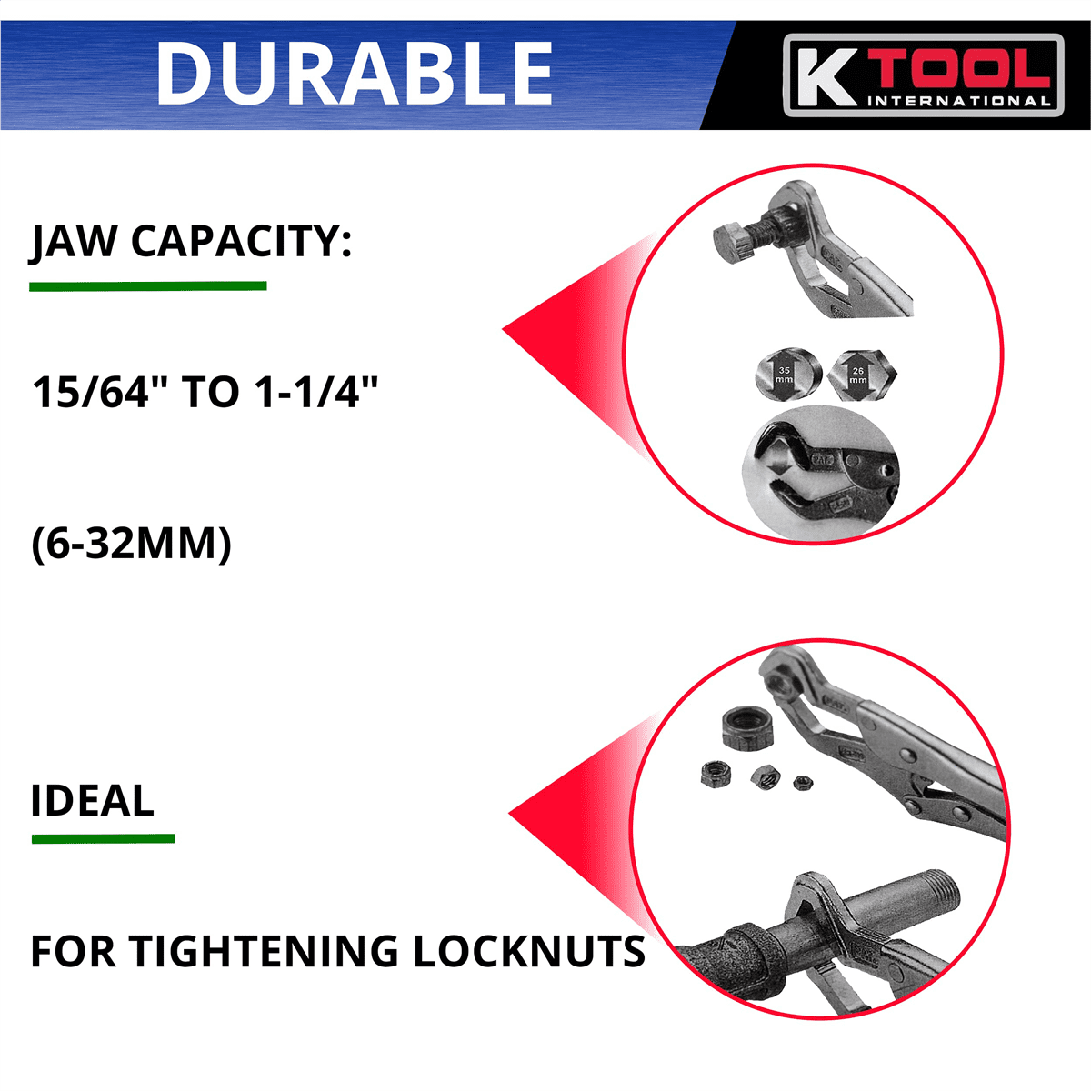 K Tool International 54053, 9" Parrot Pliers