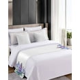 thumbnail image 4 of Xipuska Watercolor Wildflowers Bed Runners for Twin Size Bed, Decorative Bed Throws for Foot of Bed, Spring Botanical Art Bed Runner Sofa Throw Bedding Scarf Protector Slipcover for Bedroom/Hotel, 4 of 6