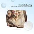 thumbnail image 2 of Rocae Vintage Floral Vase With Books for Girls' Cotton Boxer Briefs, Soft Mid-rise Panties-Medium, 2 of 5
