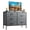 5Gray, variant on Simenmax 5 Dresser for Bedroom, 5 Storage Drawers, Wide Fabric Closet Chests Organizer Tower Furniture with Wooden Top Metal Frame for Clothes, Room, Living Room, Hallway, Entryway, Black