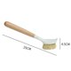 thumbnail image 2 of Dish Brush with Bamboo Handle and Built-in Scraper - Scrub Brush for Pans, Pots, Kitchen Sink Cleaning, Pack of 2, 2 of 5