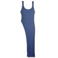 thumbnail image 7 of Karymi Blouses for Women Scoop Neck Long Sleeveless Cami Top, Side Ruched High Slit Maxi Tank, Sleeveless Tunic Vest Womens T Shirts, 7 of 7