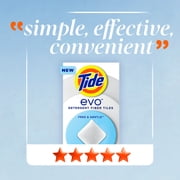 Tide Evo Laundry Detergent Tiles, Free & Gentle, Hypoallergenic, Unscented, 40 Count