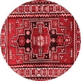 thumbnail image 1 of Ahgly Company Machine Washable Indoor Round Persian Red Traditional Area Rugs, 4' Round, 1 of 4