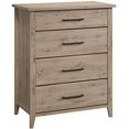 thumbnail image 1 of Pemberly Row Contemporary 4-Drawer Engineered Wood Bedroom Chest in Laurel Oak, 1 of 9