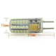 thumbnail image 3 of Lámpara Halógena Likrtyny Lámparas halógenas GY6.35 3W LED Blanco, 3 of 3