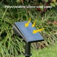 thumbnail image 5 of Mmeneyy Bright Solar Spotlights, Solar Outdoor Lights 2-in-1 Wireless Solar Lights For Yard Garden Flag Pool Patio Porch Walkway （2Pack）, 5 of 7