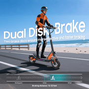 ZVOFB Electric Scooter for Adults 1000W Off Road,28MPH 28 Miles Range,,330lbs Load,APP Control,Adjustable Handlebar Height,All-Terrain Folding E-Scooter E3S