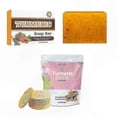 thumbnail image 4 of Lemon Turmeric Cleansing Bar for Face and Body Acne Control Whitening Soap with Kojic Acid Oil-Free Skincare Solution, 4 of 4