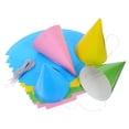 thumbnail image 4 of KAKOWELY 40 gorros de fiesta de cumpleaños para niños: gorros de papel cónicos de un solo color para fiestas infantiles. Diseño ligero para celebraciones festivas, cumpleaños y días festivos., 4 of 4