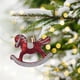 thumbnail image 5 of Adornos navideños, regalos navideños, 6 piezas de carrusel navideño colgante, material de decoración de bola navideña alienígena, colgante de caballo de Troya, 5 of 7