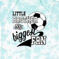 thumbnail image 4 of Inktastic Little Brother and Biggest Fan Soccer Player Boys Baby Bodysuit, 4 of 5