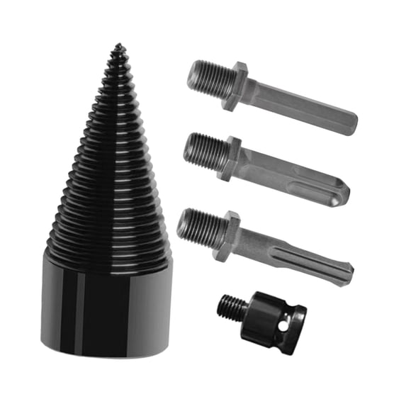 Broca para leña, broca divisora de madera, herramienta para cortar madera, herramienta de corte de madera, taladro de cuña para acampar al aire libre 50mm