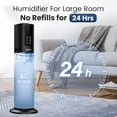 Sejoy 8L Ultrasonic Humidifier for Large Rooms, Top Fill, Remote