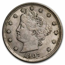 1907 Liberty Head V Nickel XF