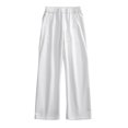 thumbnail image 4 of Styesk Men's Pants Man Solid Color Weila Draw Rope Sweatpants Straight Tube Leisure Trousers, 4 of 4