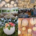 thumbnail image 2 of 12 Pcs Paper Lanterns, 6" 8" 10" 12" Round Paper Lantern With Led Lantern Lights For Indoor And Outdoor Decoration, 2 of 5