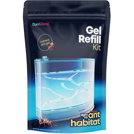 Gel Refill for Ant Habitat - Gel Compatible with Dan & Darci, Evviva, Navadeal Ant Farms - Nutrient-Rich Gel