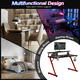 thumbnail image 4 of Escritorio Gamer HOMEMAKE FURNITURE Mesa de Computadora Estilo fresco Negro con Rojo, 4 of 7