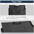 thumbnail image 5 of RVNI Floor Mat Liners for 2010 2011 2012 2013 2014 Ford F-150 Super Crew Cab All Weather Black 3pcs 3D TPE Liners, 5 of 7