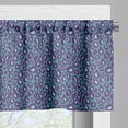 thumbnail image 3 of Ambesonne Leopard Valance Pack of 2, Animal Cheetah Skin Graphic, 54"X12", Cadet Blue Quartz, 3 of 5