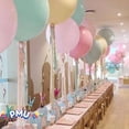 thumbnail image 2 of PMU Balloon Clip-N-Weight Assorted Pastel Colors 16-gram Plastic Balloon Weights Pkg/100, 2 of 7