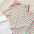 thumbnail image 4 of mgoYE Girls Pajamas 12-18 Months Short Sleeve and Pants 2Pcs Pajama Set for Kids Summer Cozy Sleepwear Red, 4 of 4