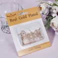 thumbnail image 4 of 1Box 50Pcs 304 Stainless Steel Earring Hooks Ear Wire French Hooks with Coil with 50Pcs Open Jump Rings & 50Pcs Plastic Ear Nuts Real 18K Gold Plated 21mm Hole: 2mm Pin: 0.8mm, 4 of 6