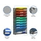 thumbnail image 5 of Organizador de archivos de pared Samstar de 10 niveles, malla metálica, negro, 5 of 6