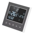 thumbnail image 2 of Termostato de calefacción inteligente WiFi con gestión de calor inalámbrica, programable y controlado por aplicación y pantalla táctil LCD, 2 of 8