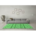 thumbnail image 3 of Ahgly Company Indoor Rectangle Abstract Emerald Green Modern Area Rugs, 7' x 9', 3 of 4