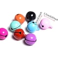 thumbnail image 2 of 50 Pcs Jingle Bells Christmas Crafts Bells, 14mm Small Bells DIY Bells for DIY Bracelet Anklets Necklace Knitting/Jewelry Making(Colorful,50pcs), 2 of 5