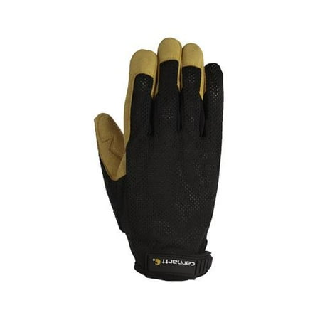 Gordini Usa A606BLKBLY L Work Gloves, Ventilated, Black, Large