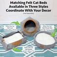thumbnail image 4 of Kitty City Felt Lounge Sleeper Bed, 4 of 7