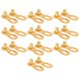 thumbnail image 4 of 10 pares de piezas de conector de eslabón perdido de cadena de bicicleta de acero de 10 velocidades accesorio de ciclismo dorado, 4 of 14