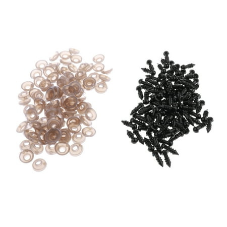 

Pieces Screw Eyes Buttons Gaskets for Doll Making 5mm