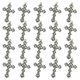 thumbnail image 3 of 20pcs Crucifix Necklace Pendants Alloy DIY Charms Jewelry Making Accessory for Bracelet Crafts (Antique Silver), 3 of 3