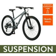 Ozark Trail 29 M.2 Ridge Mountain Bike, Small Frame, Fits Riders 50 - 56, Gray, Adult, Unisex