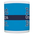 thumbnail image 3 of ThisWear Fathers Day Mug for Grandpa Best Grandpa Ever Grandpa Coffee Mug Blue, 3 of 4