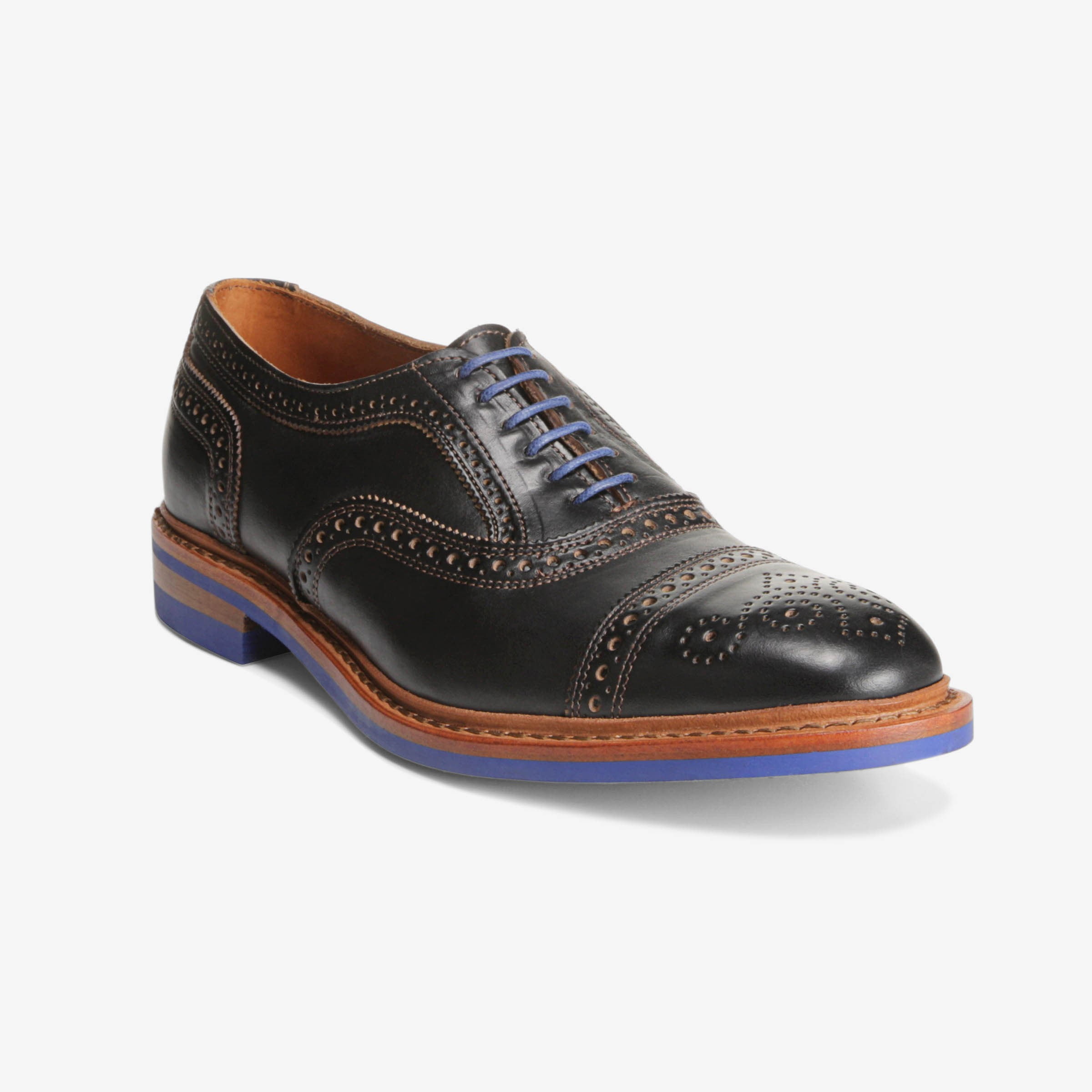 An Allen Edmonds black shoe